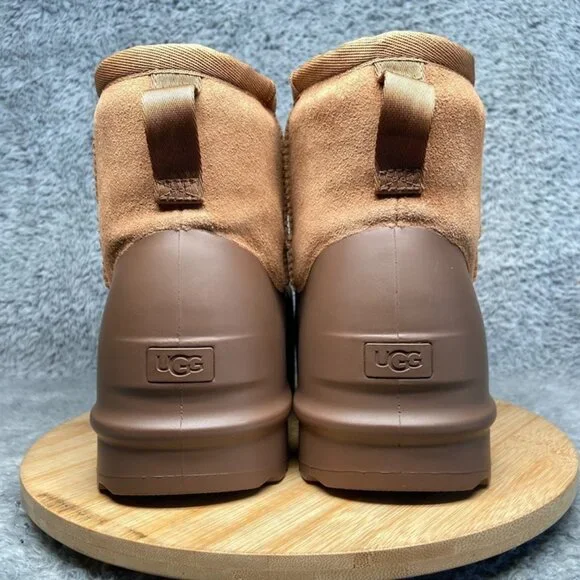 UGG Classic Mini Pumped Molded Boot Size 6 Women Chestnut 1158370 - Picture 5 of 6